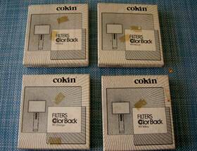 8999-190 Cokin 4 Vintage Color Back Filters Yellow 193 Orange 191 Mauve 190 Blue 192
