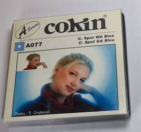 A077 Cokin Creative Filter A Series System Center Spot Wide Angle Blue A077 Cokin Creative Filter A Series System Center Spot Wide Angle Blue
