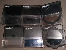 A171 Cokin 18 Camera Filter Lot Red-blue Polarizer Star Close Up Lens Masks Etc