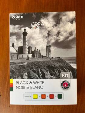 U400-03 Cokin Z- Pro Black And White - Yellow Orange Red Green Filter Kit