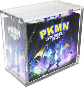 Comnge 744759819956 Pkmn Booster Box Acrylic Case - 8mm 5mm Thickness Crystal Clear Uv-resistant Ac