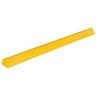 Cs-s72-y Vestil Car Stop Recycled Plastic Yellow Length In 691215076418