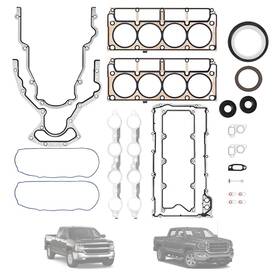 Xcpp-12558178 Custoneparts Ls Head Gasket Kit With Ls9 7-layer Mls Gaskets Fit 1997-2007 Corvette Silver