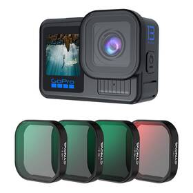 Amz-g13lj-us-1 Cynova Filter Set For Gopro Hero 13 Black 4 Pack Cpl/nd8/nd16/nd32