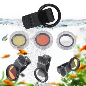 Cysfetenayxq1015t Cysfetena Fish Photography Lens 3pcs Filter Underwater Diving Le