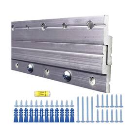 Mm492 Datools 49 Inch Heavy Duty French Cleat Picture Hanger Aluminum Z Bar Clips .. Fast Ship