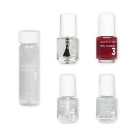 Dazzle Dry 666134021696 Mini Kit 4 Step System - C.e.o. A Deep Wine Red Full Coverage Cre
