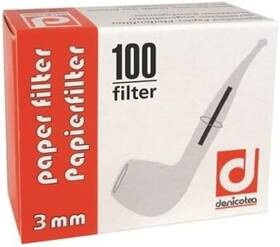 Denicotea 445034083095 100 Pcs 3mm Paper Pipe Filter Germany