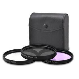 Ecc-3ljfam33j119 Ecostconnection 30mm Multi-coated Hd Digital Filter Kit Set For Dslr Cameras