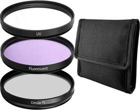Ecc-3ljfam33j2291 Ecostconnection 4 In1 Lens Uv/fld/cpl Filter Kit With Pouch 58mm 4in1