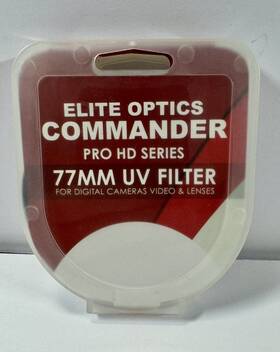 Gg-77uv-clr Elite Optics 813085023082 Commander Pro Hd Series 77mm Uv Filter