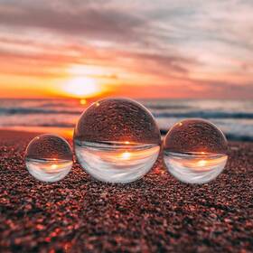 Em-olb-1086 Emart Crystal Ball For Photography 3 Pack Props Decoration K9 Lens Suitable
