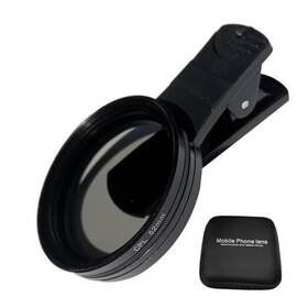 17044399141848 Emvanv Clip-on Cpl Phone Camera Lens Filter Kit 52mm