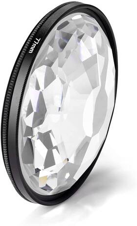 Fgcef-77 Famgee 77mm Kaleidoscope Prism Camera Glass Filter Variable Number Of Shooting Objec