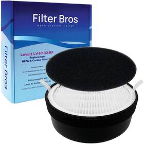 Filter Bros Hand-crafted Living H132 Lv-h132-rf High Efficiency Activated Carbon Replacement Fi