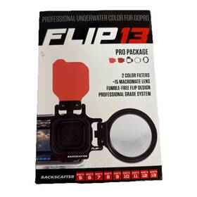 Flip13 Flip 850060478178 Pro Package With Shallow And Dive Filters 15 Macromate Mini Lens For Gopro