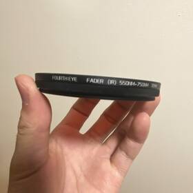 550nm-750nm Fourtheye Fader Ir 72mm Red Circular Camera Lens Filter