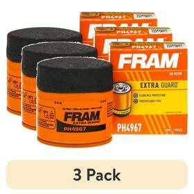 Ph4967 Fran 468233554811 3 Pack Fram Extra Guard Oil Filter 10k Miles Replacement