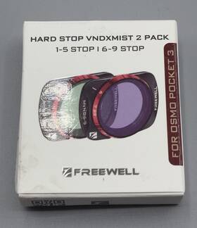 Fw-op3-vndxmist Freewell Mist Variable Nd 1-5 And 6-9 Stop Filters For Dji Osmo Pocket 3 2-pack
