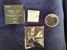 Fuji 074101018837 Film Protector Filter X20/x10 40mm Uv And Storage Bag No Lens Hood