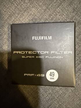 16607408 Fujifilm New Fuji 49mm Protector Filter Black Usa Authorized Dealer #31285