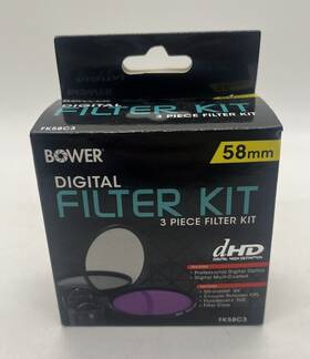 Fk52c3 General 636980412078 Bower Digital Multi-coated Uv Cpl Fld 3 Pieces Filter Kit 52mm