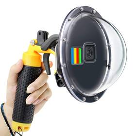 Ytds035 Gepuly Dome Port For Gopro Hero 9 10 11 12 13 Black- Underwater Waterproof Do