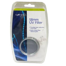 Gfm 719283040176 58mm Uv Filter Provides Basic Reduction Of Light Multi Coated Silver Nos