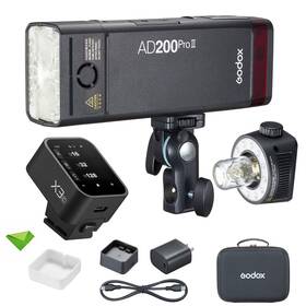 Ad200pro Godox Gd1498 Ad200 Pro Ii 200ws 2.4g Flash With X3-c Trigger For C