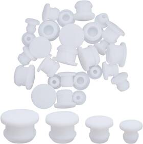 Gorgecraft 445041636697 32pcs 4 Sizes Reusable Silicone Salt And Pepper Corks 0.2 Inch To 0.43