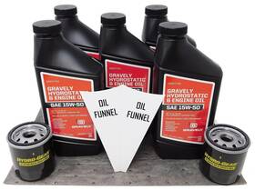Gravely 00057100 52114 5-quart Hydro Change Kit With Filters