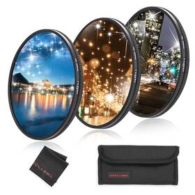 Green.l 756040505400 77mm Variable Star Filter 468 Cross Screen Starburst - Rotatable Green.l 756040505400 77mm Variable Star Filter 468 Cross Screen Starburst - Rotatable