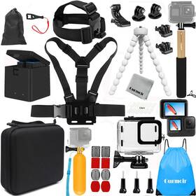 Grmer2306 Gurmoir Accessories Kit With Battery And Charger For Gopro Hero 12 11 10 9 Black 2 B