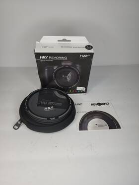 H&y 897052346110 Revoring Variable Adapter- Black Mist Filter 1/4 67-82mm