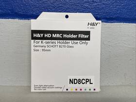 Nd8cpl H&y Filters K-series 95mm Drop-in Hd Mrc Holder Filter New