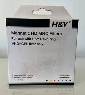 Rmb2-62 H&y Filters Black Mist 1/2 Magnetic Clip-on Filter F/revoring Vnd/cpl/swift 46-62mm