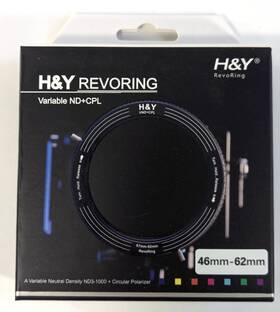 H&y Revoring 897052344918 Variable Nd3 1000 Cpl 46mm-62mm Polarizer Filter Open Box