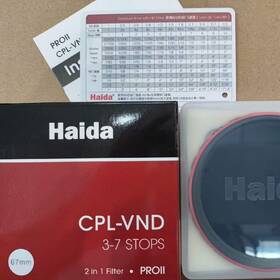 Haida 972288557603 Open Box Pro Ii Cpl-vnd 2 In 1 67mm Filter Variable Nd 3-7 Stop Cpl 2-in-1 Haida 972288557603 Open Box Pro Ii Cpl-vnd 2 In 1 67mm Filter Variable Nd 3-7 Stop Cpl 2-in-1