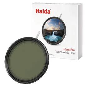 Hd4221-55 Haida 55mm Nanopro Mc Variable Neutral Density 1.2 - 2.7 Filter 4 To 9-stop #73