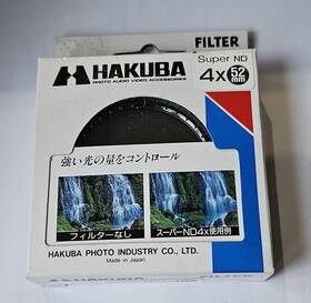 Cf-5211-nd2 Hakuba 52mm Nd-2 Neutral Density Lens Filter Japan Nd2x Nd 2x Nd2 52 Mm E-52