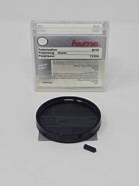 72155 Hama Pol Linear M55 Iv 55mm Filter Lens With Original Case Germany 72155 Hama Pol Linear M55 Iv 55mm Filter Lens With Original Case Germany