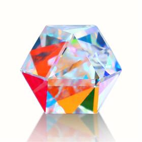 Gs2253800 Hdcrystalgifts Color Crystal Faceted Optical Prism Beam Splitter Light Refracting Photograph