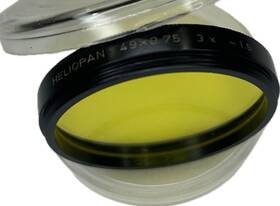 Heliopan 014230108869 Light Filter Yellow 49mm 49x0.75 3x / -1.5f In Case