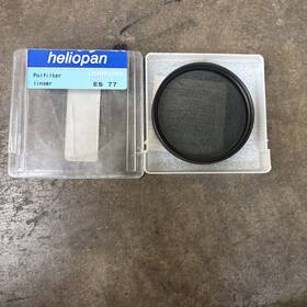 769208 Heliopan Polarizing Filter 77mm Linear Es77 Excellent Case Digital And Analog