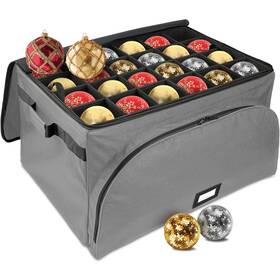 8217 Holdn’ Storage 850027756332 Premium Christmas Ornament Box Holds Up To