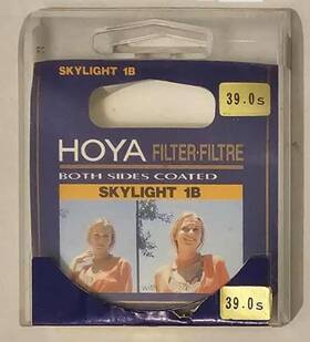 Hoya 024066007063 39mm Skylight 1b Lens Filter With Plastic Case Reduces Blue Tones Nos Open Box