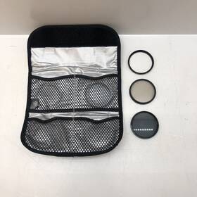 Lp2107466 Hoya 024066059000 52mm Pl-cir Hmc Uv C And Warm Camera Lens Filter Kit With Folding