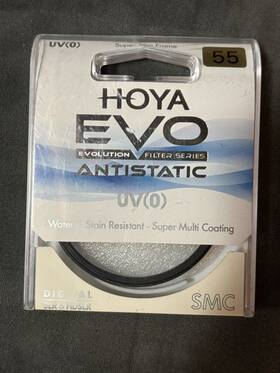 Hoya 024066060440 Evo Uv Antistatic 55mm 16 Layer Anti-reflective Super Hmc Coating