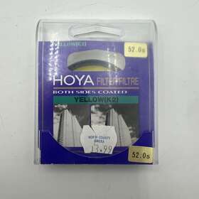 Hoya 024066520012 52mm Yellow Y K2 Filter In Case - Made Japan Ex