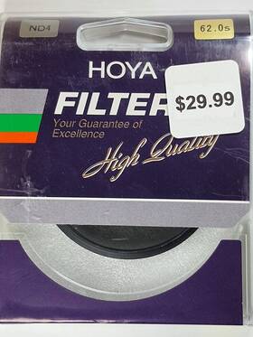 22-nd4 Hoya 62mm Genuine Nd4 Nd 4 Lens Filter Neutral Density Nd4x 4x Japan E62 E-62